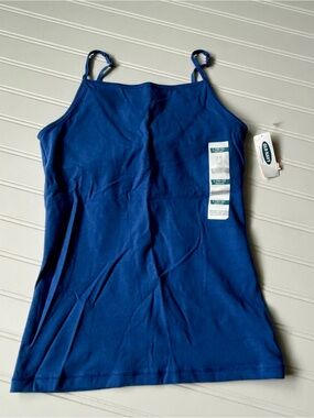 Old Navy Blue Spaghetti-Strap Tank Top